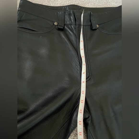 GIANNI VERSACE Leather pant. - Picture 15 of 17